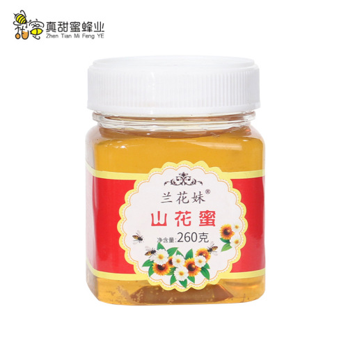 Farm self-produced liquid honey 260g honey mountain flower honey convenient packaging hundred flower honey wholesale bee products