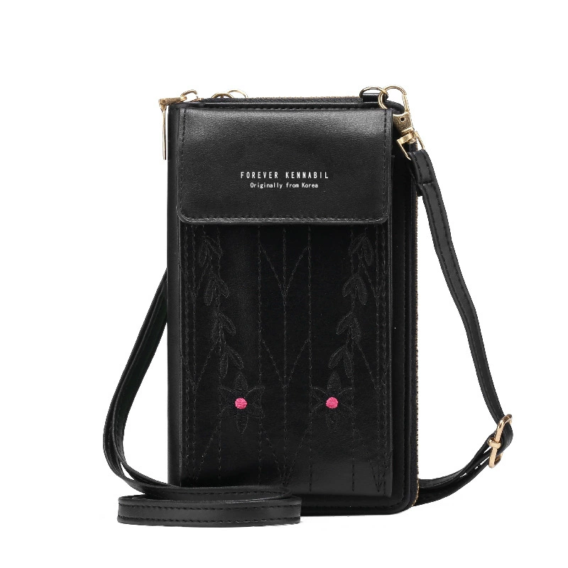 Capacious small universal long wallet, one-shoulder bag, bag strap, 2022 collection, Korean style