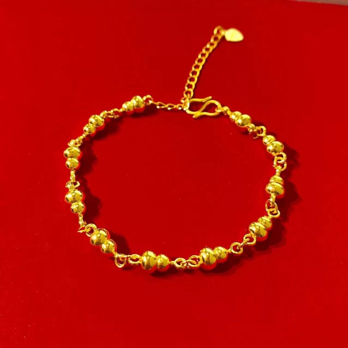 New Live-Stream Style Hulaofu Bracelet for Women, Niche Long-Lasting Color, Simple and Versatile Jewelry with a High-End Feel