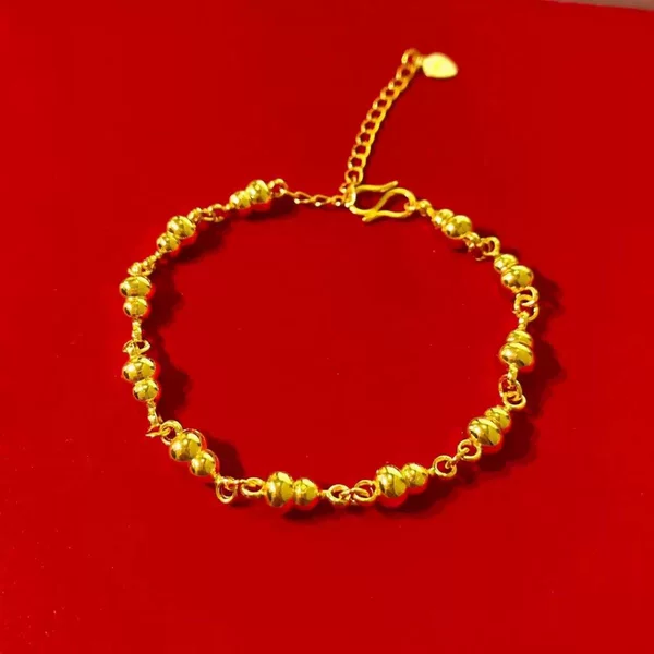 New Live-Stream Style Hulaofu Bracelet for Women, Niche Long-Lasting Color, Simple and Versatile Jewelry with a High-End Feel