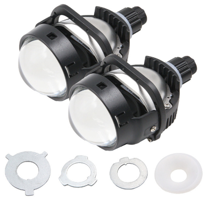 Auto LED delantero 2.5 LED lente de doble luz I5S 45W coche de conducción incorporado