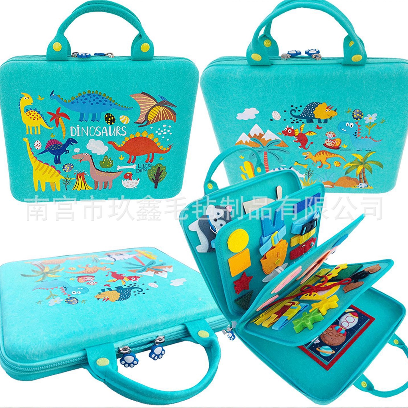 Bolsas de capacitación de felt transfronterizas en caja de felt board educación temprana bolsas de felt Amazon juguetes de venta caliente tablero de felt creativo