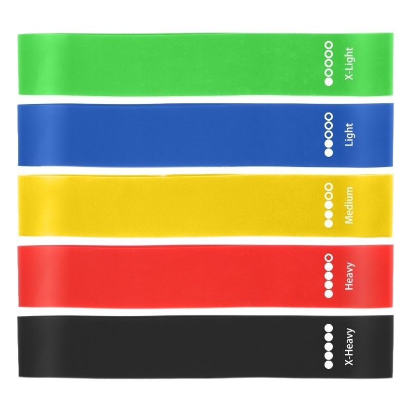 Tpe Elastic Band Yoga Exercise Thickeneded Resistance Band Tension Ring Rubber Strength Training Quick Hip Lifting Elastic Ring