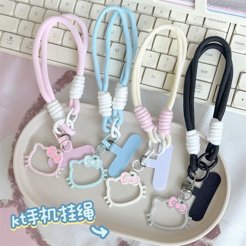 Dopamine Kt Phone Strap Color-Blocking Lanyard Wristband Woven Ccd Camera Accessory Keychain Short Style for Girls Dopamine Kt Phone Strap Color-Blocking Lanyard Wristband Woven Ccd Camera Accessory Keychain Short Style for Girls