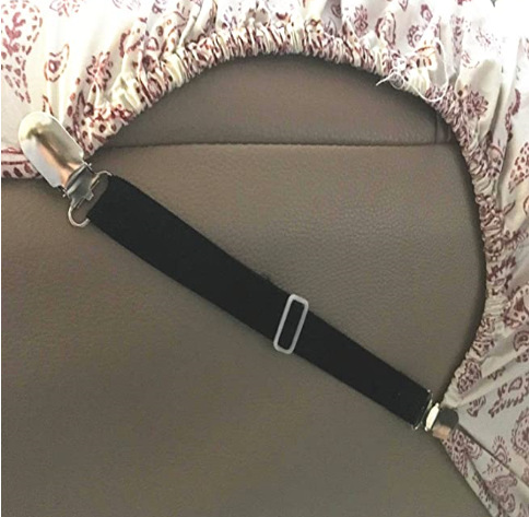 Hoja de cama de dos clips pinza de arena hoja de cama clip de fijación hoja de cama antideslizante fijación hebilla multifuncional ajustable hoja de cama