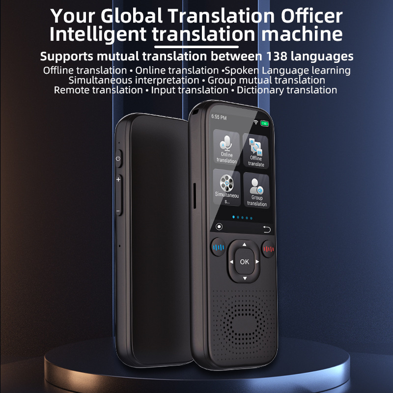源工場大画面スマート音声翻訳機多国籍翻訳写真撮影142言語クロスボーダービジネス旅行|undefined
