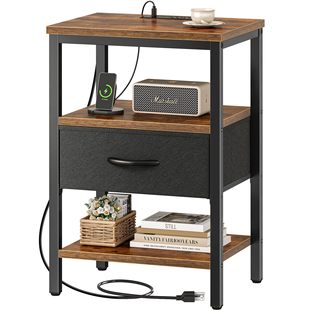 Cross-Border New Side Table Small Coffee Table Bedside Table Corner Table Living Room Sofa Bedside Table Storage Cabinet Square Table Removable