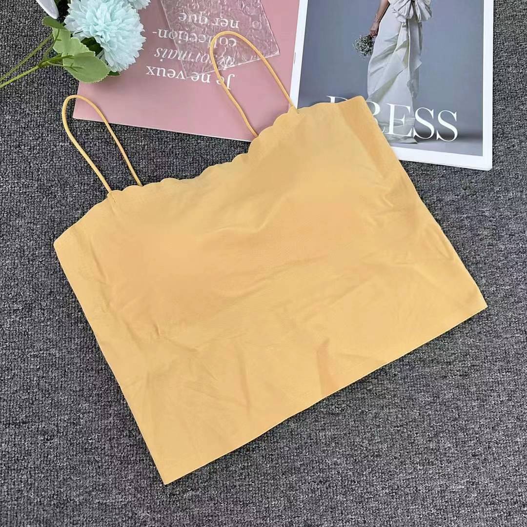 Nueva taza fija sin marcas de alta calidad chaleco de dama sin anillo de acero bra de yoga ropa interior deportiva mujer al por mayor image 3
