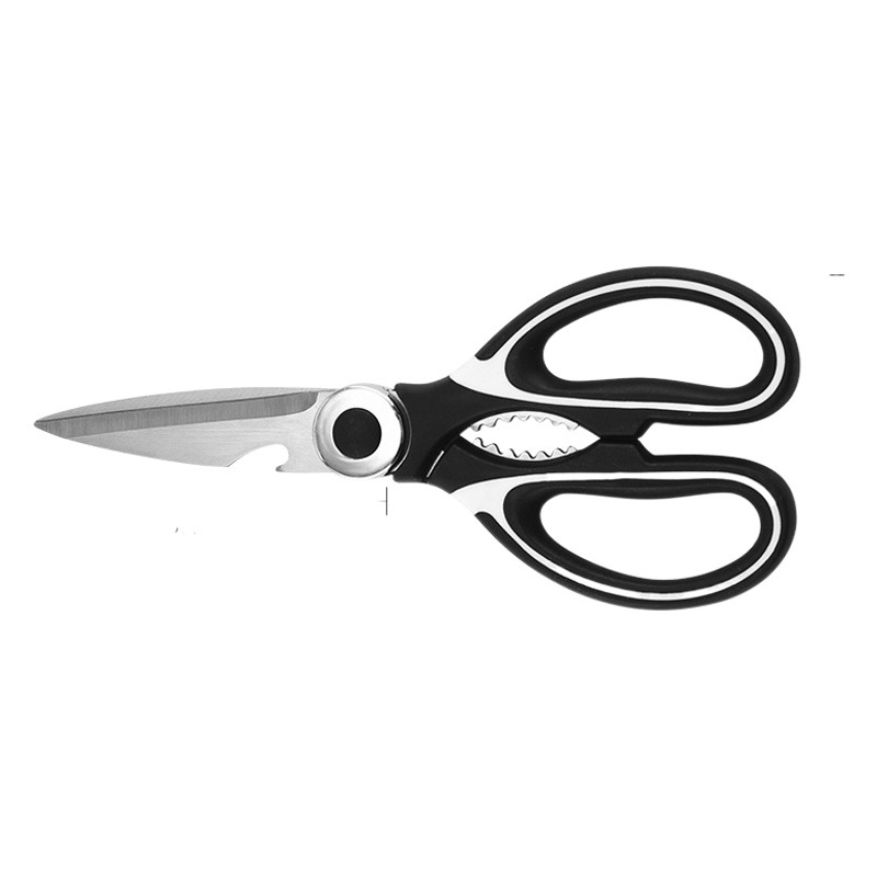 Food-Grade Stainless Steel Kitchen Scissors for Cutting Chicken Bones and Vegetables, High Hardness, Sharp, Multi-Functional Scissors, Yangjiang Knife and Scissors, Panda