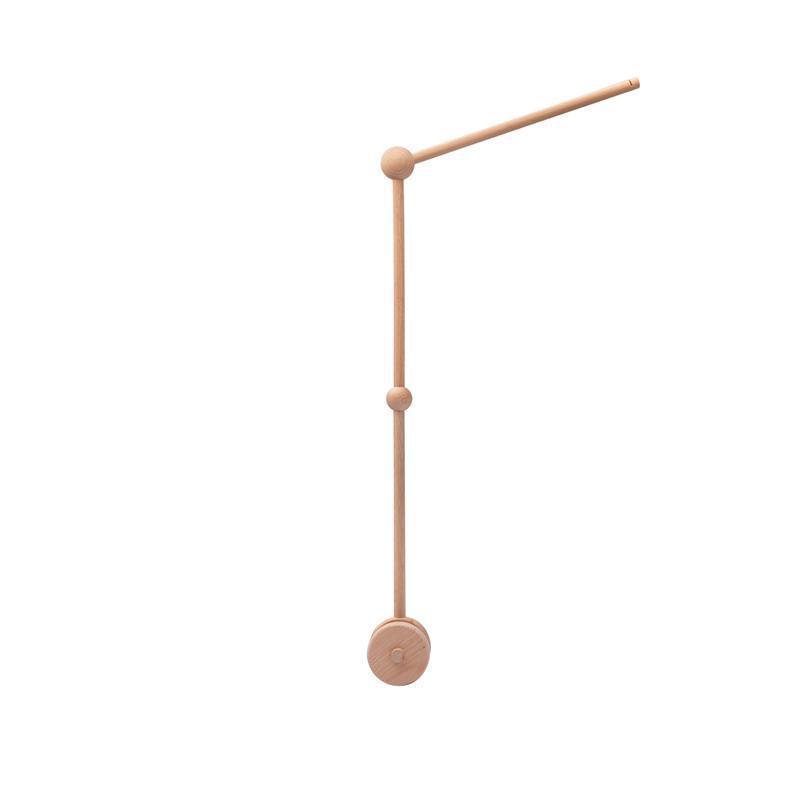 Amazon simple campana de cama para bebé soporte de madera mosquitera barra colgante accesorios de campana de cama recién nacido soporte de campana de cama calmante