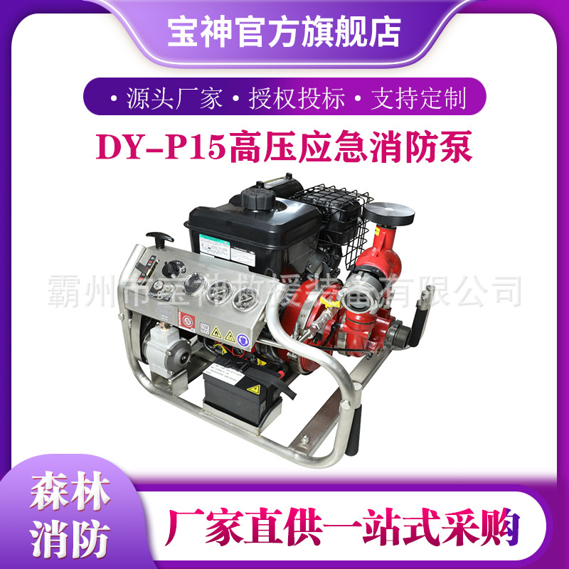 大流量单级离心机动泵DY-P15高压应急消防泵高压单级离心泵