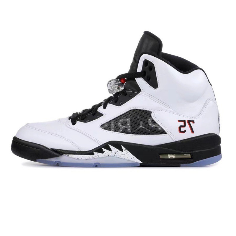 工場直販 AJ5 黒と白の蝉の羽郭アレン ニックス ジョー 5 フレッシュ プリンス メンズ スポーツ バスケット|undefined