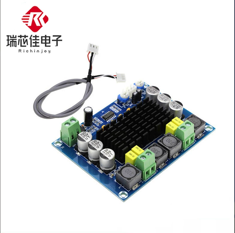 XH-M543 высокая мощность цифровой усилитель платы TPA3116D2 Аудио модуль усиления класса D двойной канал 2*120W