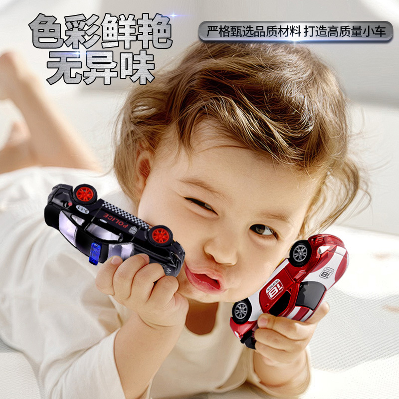 (2개) 어린이 장난감 1:60 합금 HUILI 포켓 자동차 도시 구조 팀 주차장 현장 장난감 자동차 모델