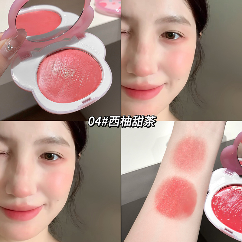 Gege bear hidrating silky blush natural brillante estereoscópico transparente hidratante blanqueamiento cosmético transfronterizo