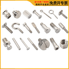 304/316L不锈钢非标螺丝加工五金异形件 数控车削件