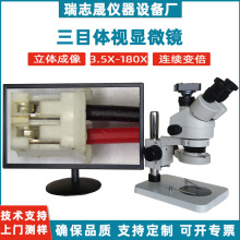 体视显微镜电子相机7-45倍测量检测台式口腔手术解刨镜实验室观察