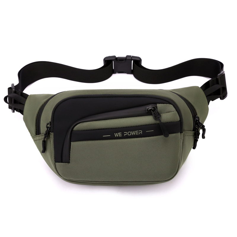 WEPOWER nueva moda transfronteriza bolso de la cintura de los hombres de la moda simple hombro bolsa de mensajero de cercanías bolsa de pecho al aire libre