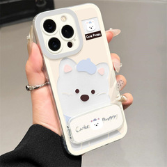 蓝帽子西高地适用苹果16promax手机壳iphone15/14pro全包13/12/11