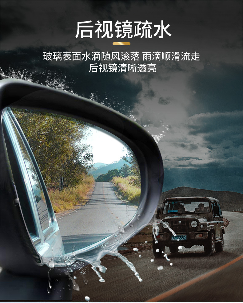 Car Glass Rainproof Agent, Anti-Fog Agent, Water Removal Coating Agent, Windshield Reversing Mirror, Rearview Mirror Defogger