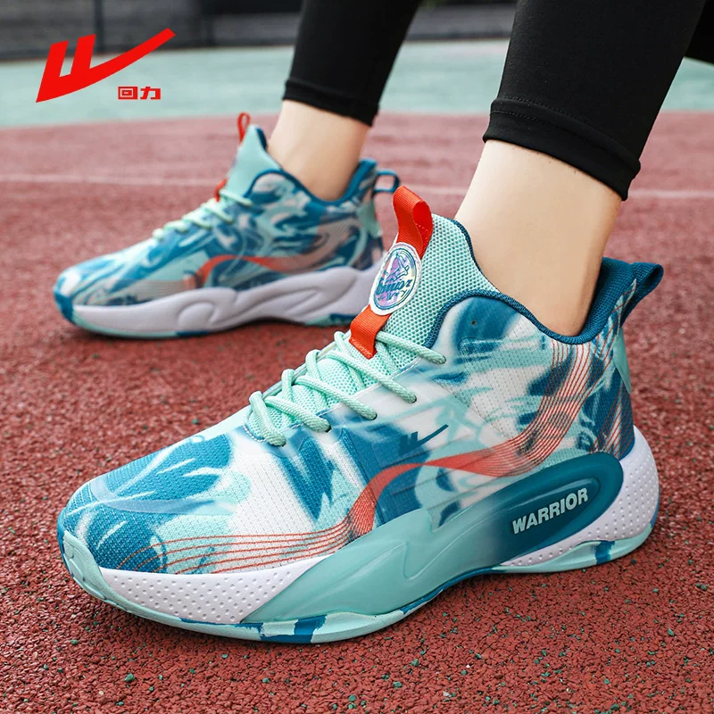 Warrior, breathable footwear, basketball sports shoes for beloved with depreciation, autumn, 2023, soft sole, for running