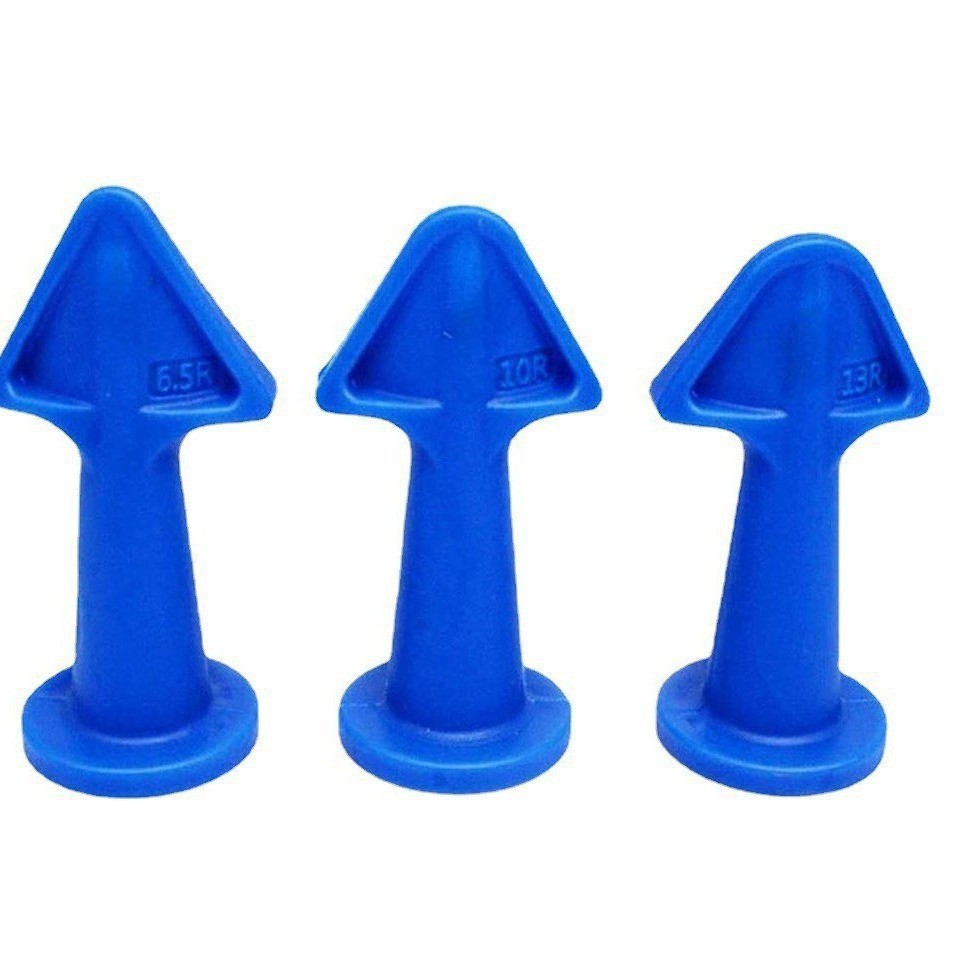 파란색 접착제 노즐