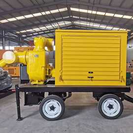 防汛排涝移动泵车 大流量柴油自吸式防汛泵 800立方移动防汛泵车