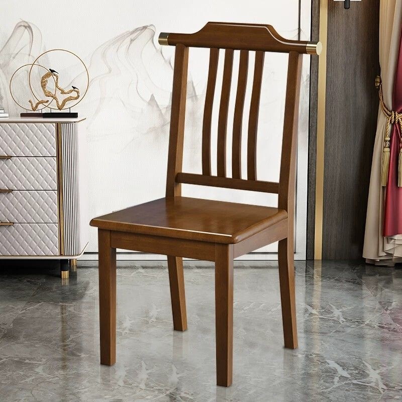 New Chinese-style solid wood dining chairs for home use, high-end restaurant and hotel commercial dining chairs with backrests New Chinese-style solid wood dining chairs for home use, high-end restaurant and hotel commercial dining chairs with backrests