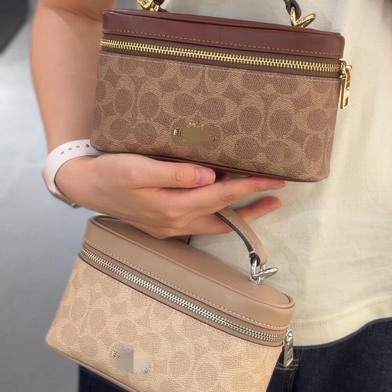2026 Koujia New Model Rainer18 Box Bag Retro Vintage Mini Makeup Bag Shoulder Crossbody Bag Handbag