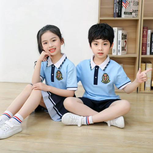 Preschooler and Elementary School Student Uniform Set in British Style Children's Class Attire Summer June 1st Performance Costume New Arrival