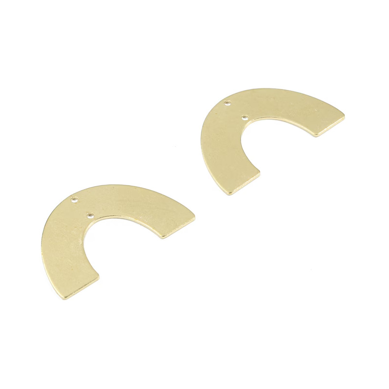 工厂直销黄铜几何U形耳环吊饰亚马逊跨境手工diy饰品配件-PP3403