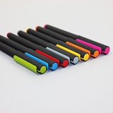 Красочная пластиковая ручка-роллер, подарок на день рождения, с печатью вашего логотипа