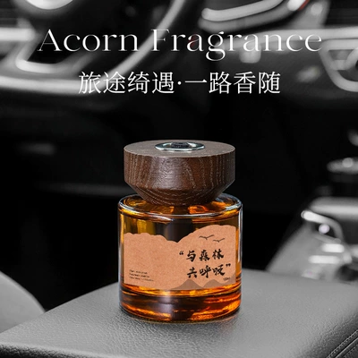 Car Perfume Aromatherapy, Fireless Aromatherapy Wooden Long-Lasting Diffusing
