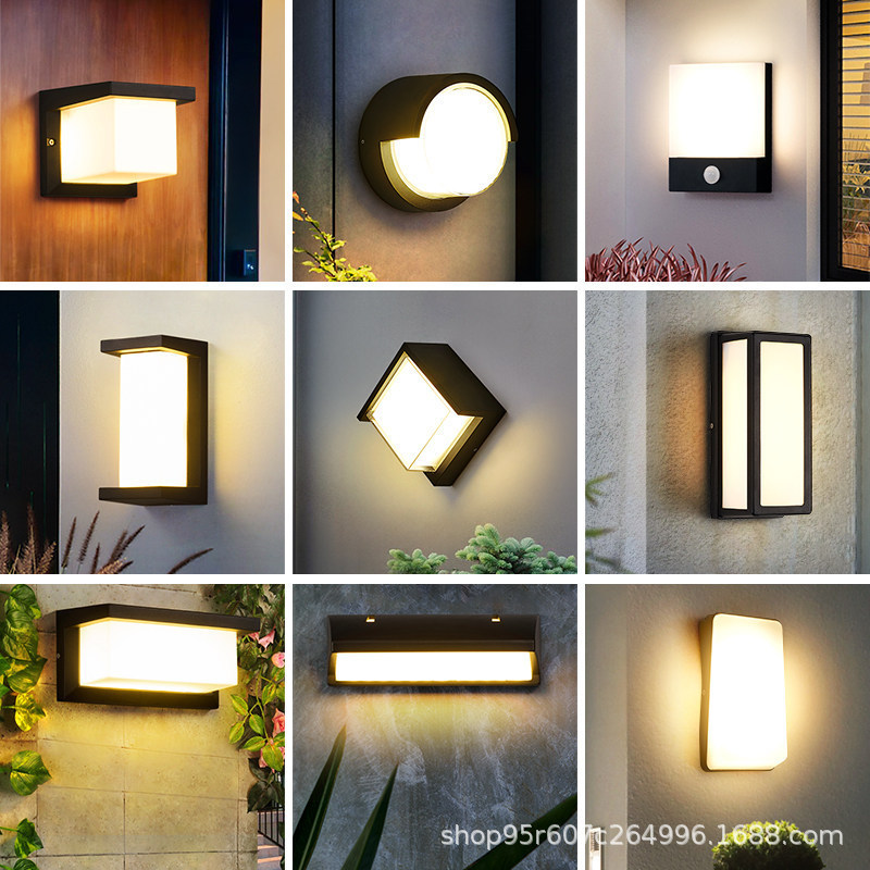 Outdoor Wall Lamp, Courtyard Waterproof Led Lighting, Nordic Creative Wall Light for Corridors, Hallways, Balconies, Outdoor Wall Washers Outdoor Wall Lamp, Courtyard Waterproof Led Lighting, Nordic Creative Wall Light for Corridors, Hallways, Balconies, Outdoor Wall Washers