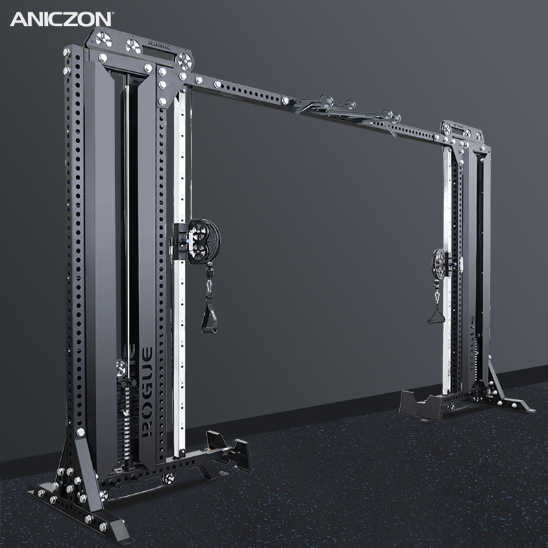 gimnasio comercial gran pájaro pórtico multifuncional máquina Smith clip cruzado pecho pull-up dispositivo integral