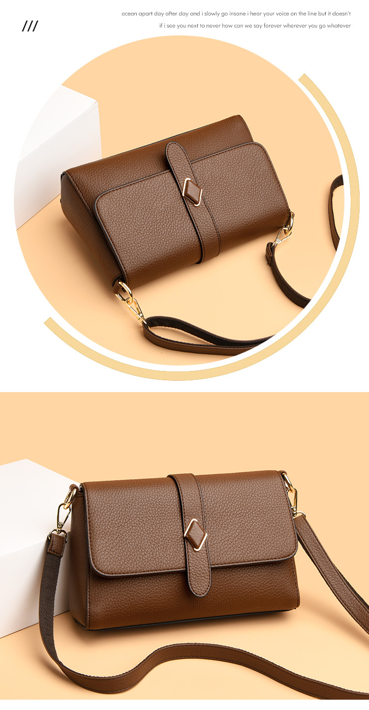Design di nicchia 2024 nuova tendenza borsa a tracolla piccola quadrata da donna con tracolla singola minimalista urbana da donna_voghion.com