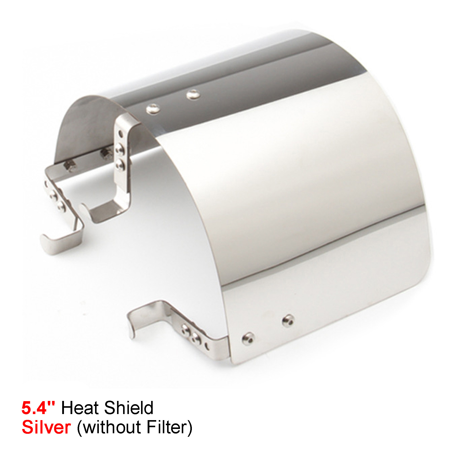 Car air intake modified winter mushroom head air filter heat shield stainless steel universal windshield protective cover adjustable