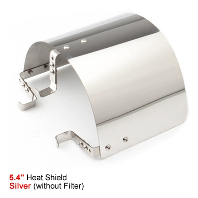 shield stainless steel universal windshield – Other starting systems - small-heat-shield-silver