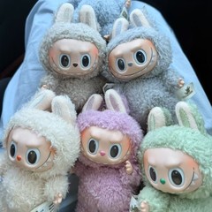 スポットバブルジッパー布布第一世代高品質ビニールフェイスぬいぐるみブラインドボックスクラシックトレンディなフィギュアペンダント