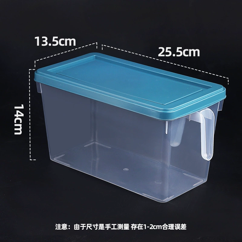 Capacious plastic storage box