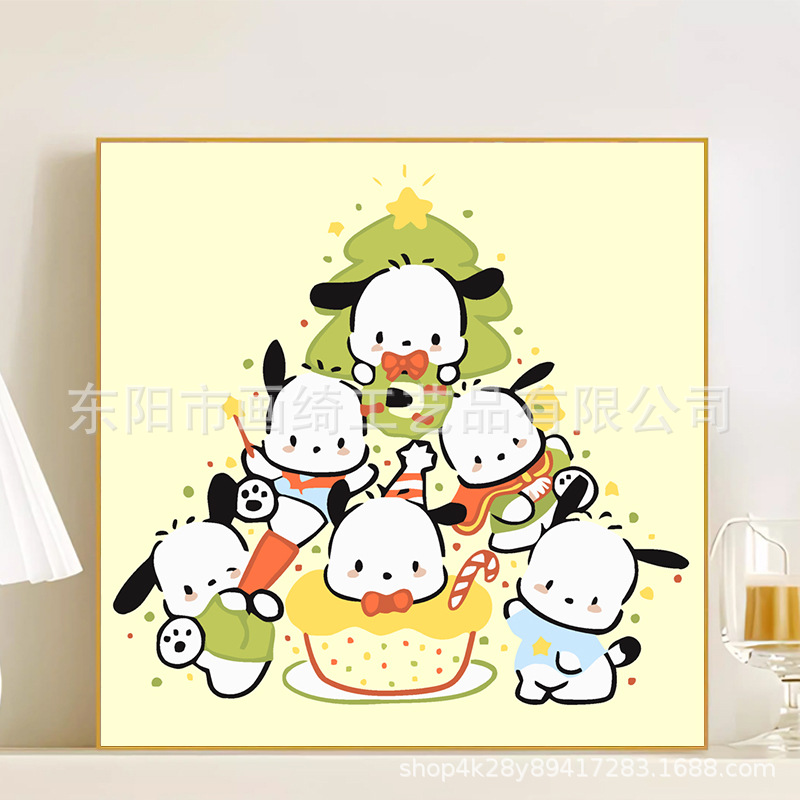 R025 / 20*20CM(画笔+颜料+绷好内框）