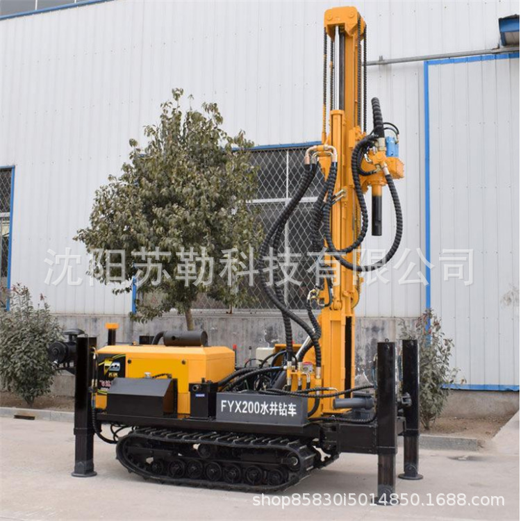 厂家供应深井钻机 全液压履带式潜孔钻机 矿山 工程机械双鸭山