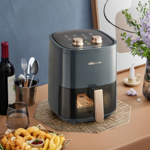 2025 New Multifunctional Electric Oven Air Fryer Household Large Capacity 4.5L Visual Smart Electric Fryer