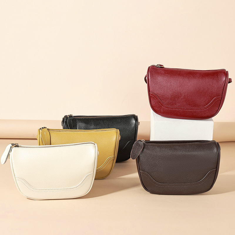 Genuine Leather Women's Crossbody Bag Versatile Shoulder Handbag_voghion.com