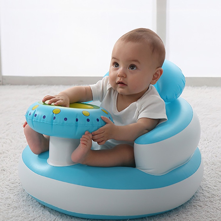 Baby Learning Chair Baby Training Sitting and Standing Newborn Anti-Fall Seat Children's Inflatable Sofa Learning Cushion