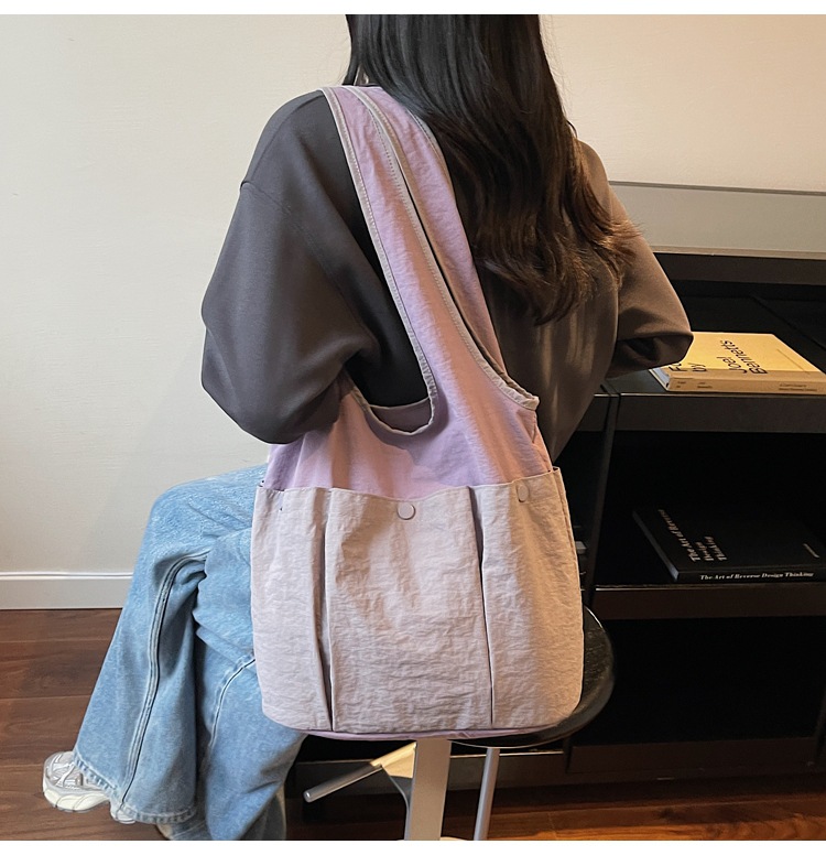 Sac à main bandoulière femme multi-poches décontracté léger_voghion.com