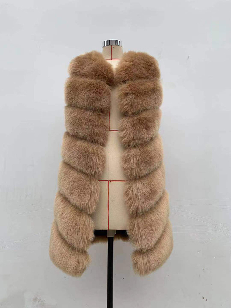 Damen Kunstfellweste Ärmellose Weste Für Herbst Und Winter_voghion.com