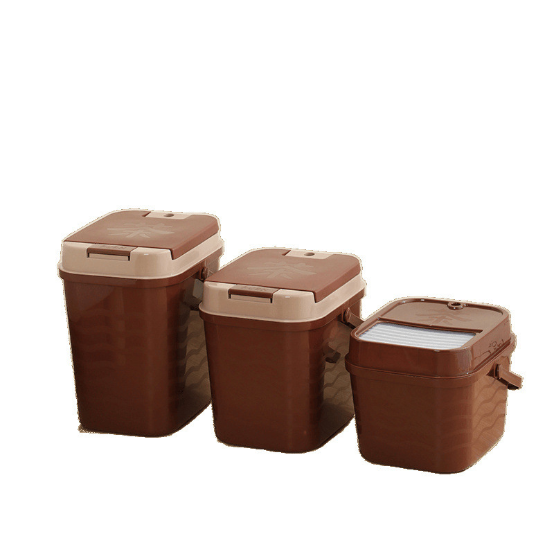 茶バケツ、茶粕バケツ、家庭用廃水バケツ、ゴミ箱、カンフー茶排水バケツ、茶器、茶道アクセサリー、プラスチック茶バケツ|undefined