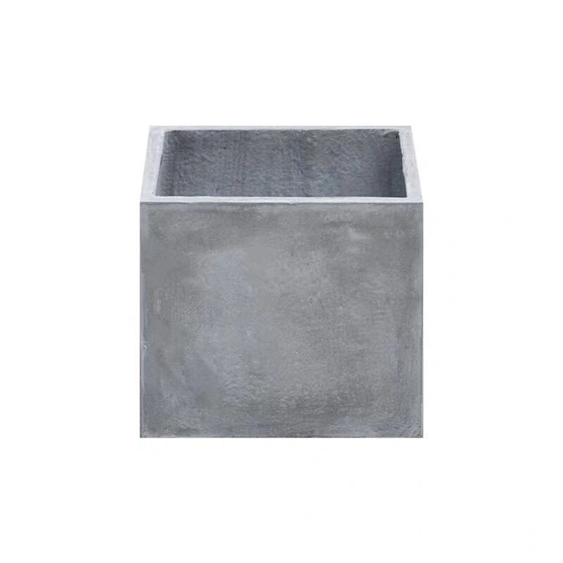 Macetas de barro de viento industrial de celebridades de Internet Macetas de plantación de plantas verdes de monstera retro Macetas de cemento cilíndricas ins al por mayor