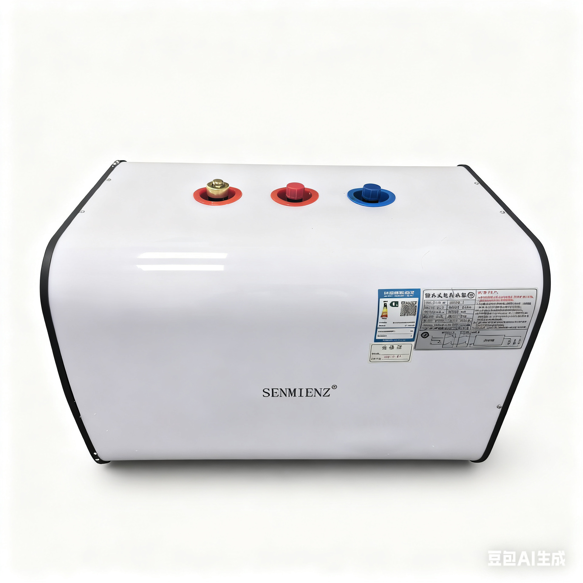 热水器家用40升方形上进水电热水器储水式节能加厚外壳省电